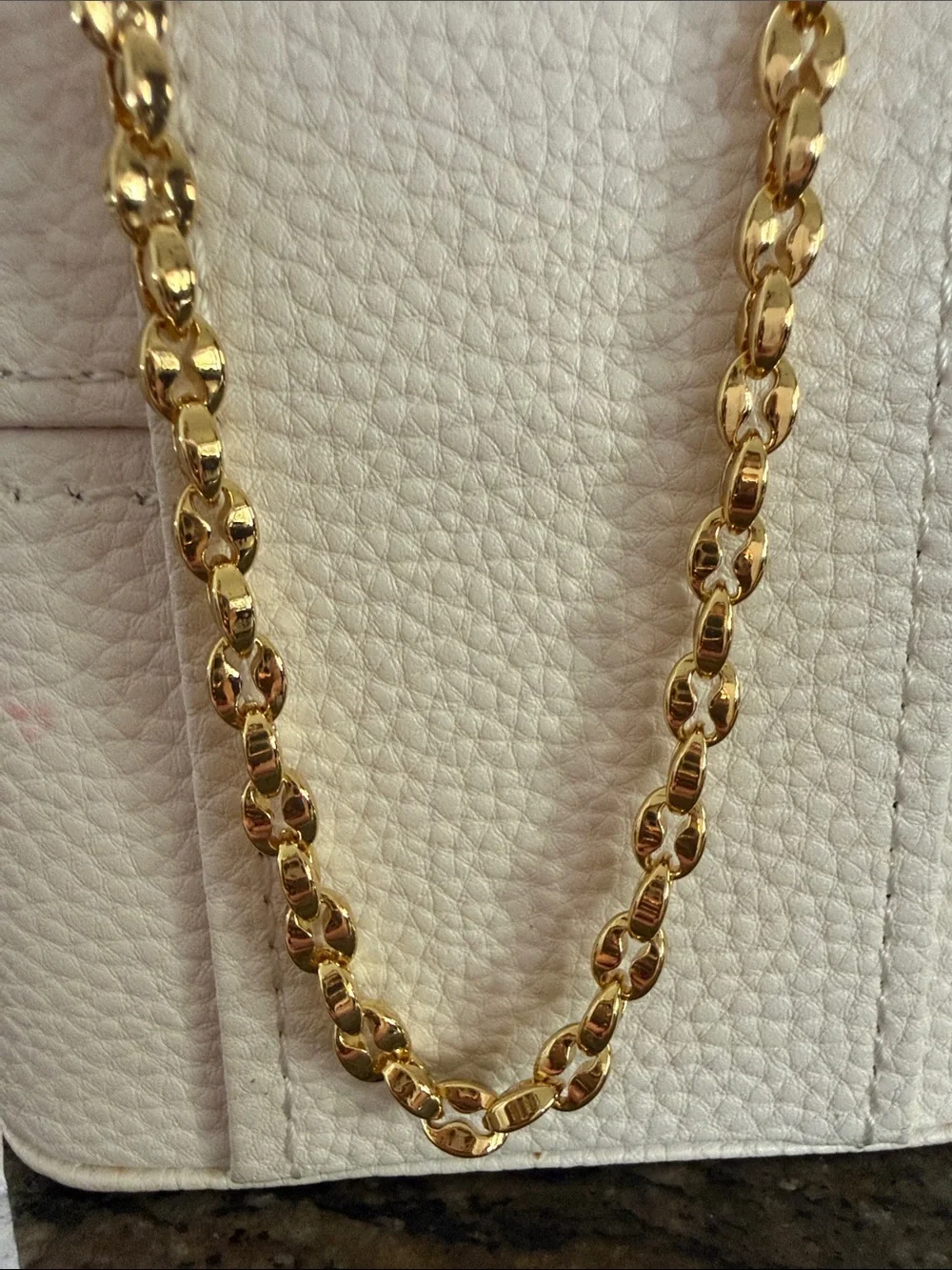 18K Gold-Filled Italy Link Chain Necklace - 22”